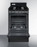 Summit - 20" Wide Gas Range, Open Burners Summit - 20" Wide Gas Range, Open Burners