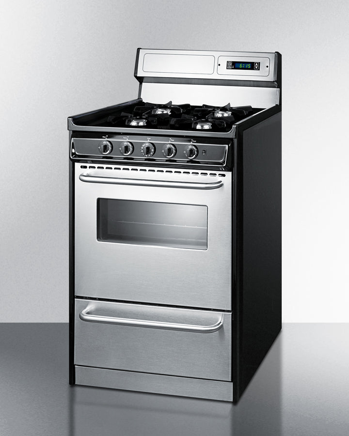 Summit - 20" Wide Gas Range, Open Burners Summit - 20" Wide Gas Range, Open Burners