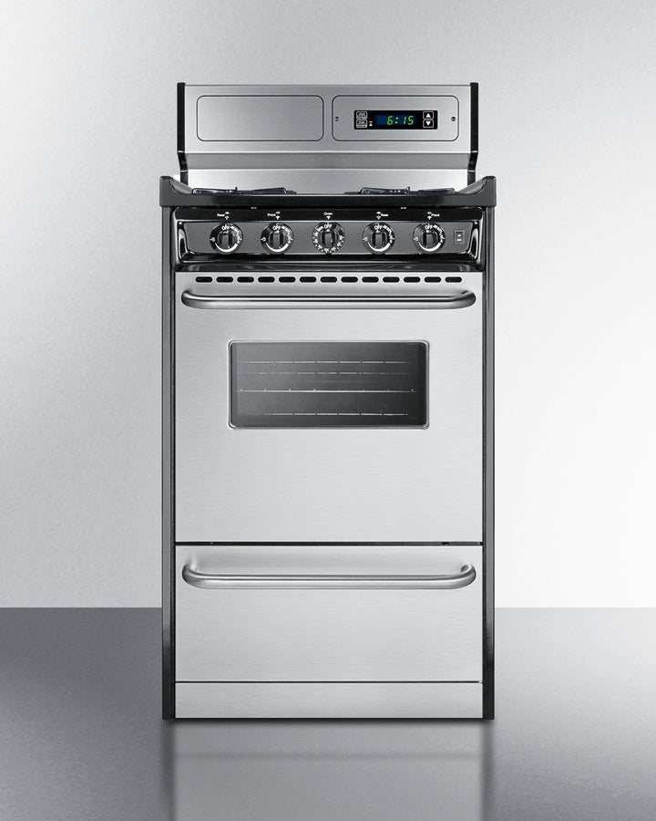 Summit - 20" Wide Gas Range, Open Burners Summit - 20" Wide Gas Range, Open Burners