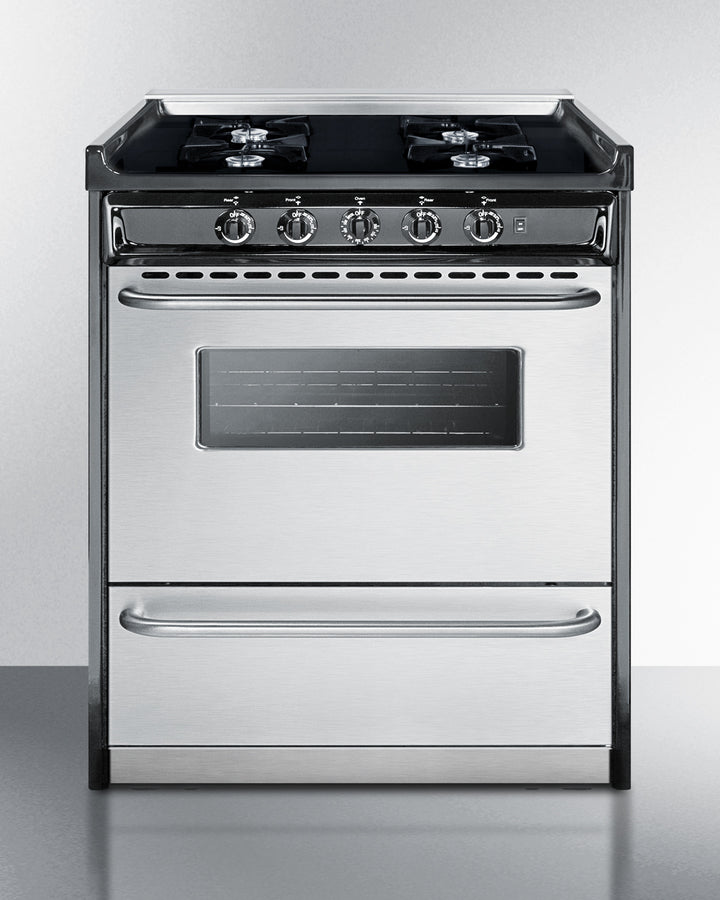 Summit - 30" Wide Gas Range, Open Burners Summit - 30" Wide Gas Range, Open Burners