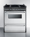 Summit - 30" Wide Gas Range, Open Burners