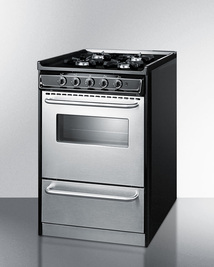 Summit - 15" Wide Built-in or Freestanding All-Refrigerator and 24" Wide Gas Range, Open Burner Bundle Summit - 15" Wide Built-in or Freestanding All-Refrigerator and 24" Wide Gas Range, Open Burner Bundle