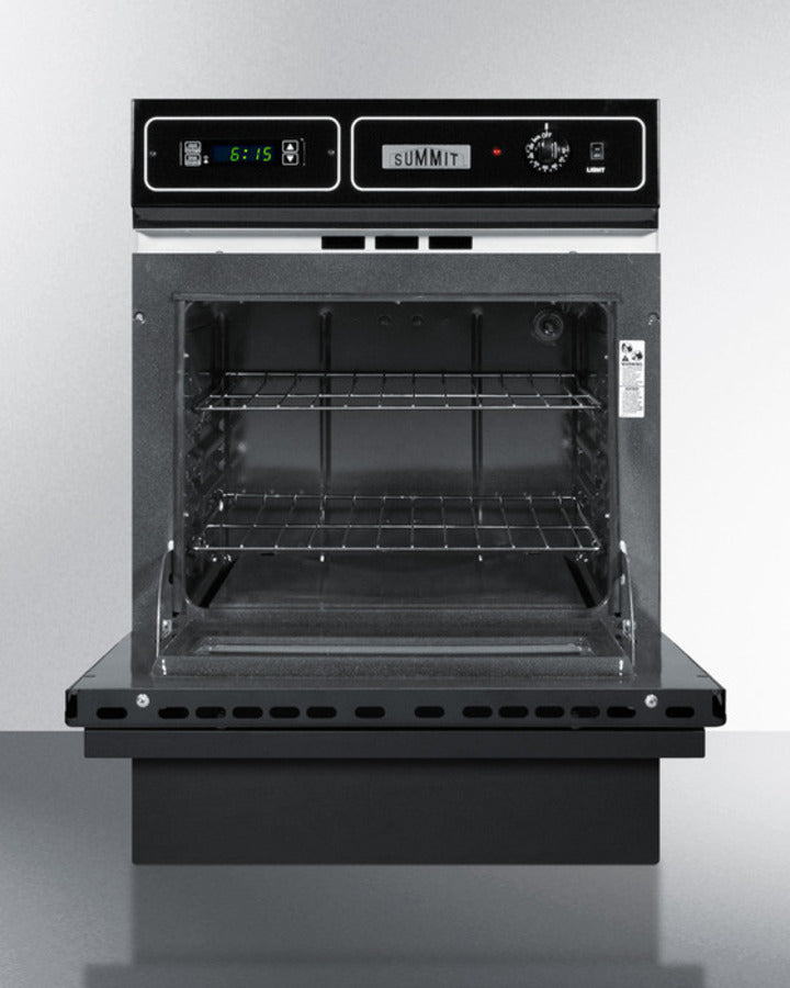 Summit - 15" wide fit for built-in or freestanding use in the home or commercial settings and 24" Wide Gas Wall Oven Bundle Summit - 15" wide fit for built-in or freestanding use in the home or commercial settings and 24" Wide Gas Wall Oven Bundle