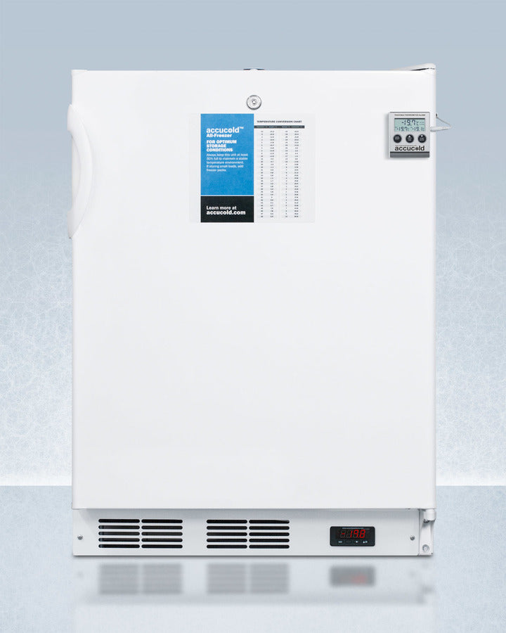 Accucold - 24" Wide Built-In All-Freezer, ADA Compliant Accucold - 24" Wide Built-In All-Freezer, ADA Compliant