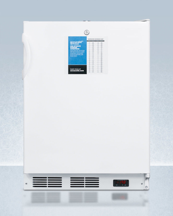 Accucold - 24" Wide All-Freezer, ADA Compliant Accucold - 24" Wide All-Freezer, ADA Compliant
