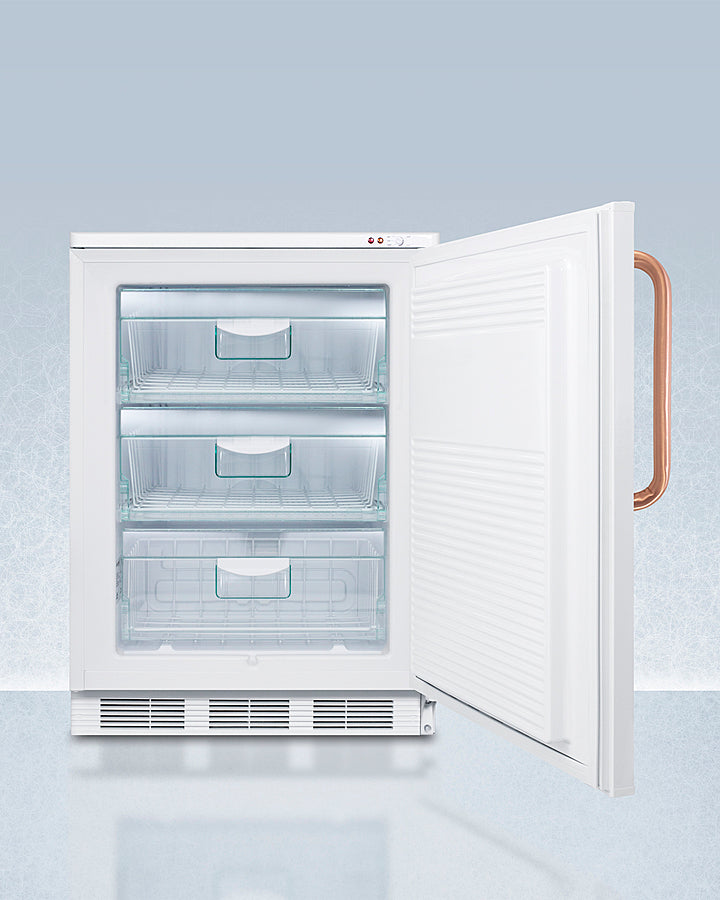 Accucold - 24" Wide All-Freezer with Antimicrobial Pure Copper Handle Accucold - 24" Wide All-Freezer with Antimicrobial Pure Copper Handle