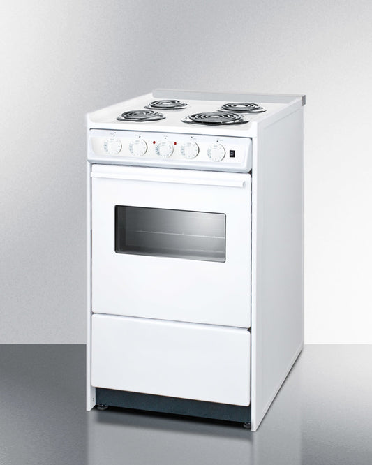 Summit - 20" Wide Electric Coil Top Range