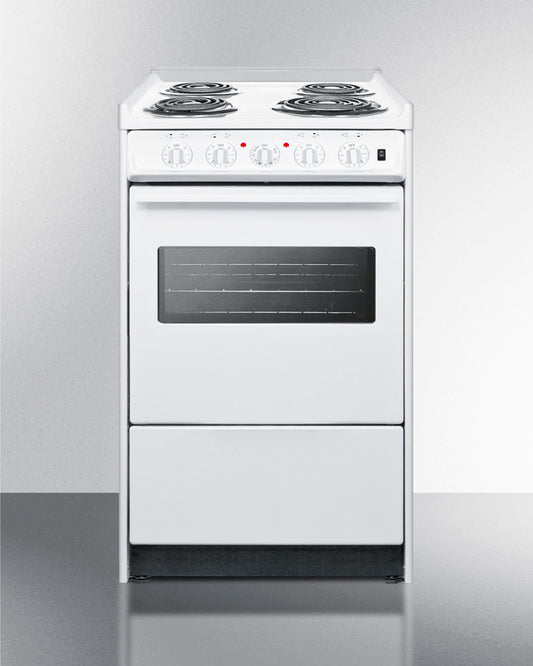 Summit - 20" Wide Electric Coil Top Range