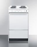 Summit - 20" Wide Electric Coil Top Range Summit - 20" Wide Electric Coil Top Range