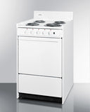 Summit - 20" Wide Electric Coil Top Range Summit - 20" Wide Electric Coil Top Range
