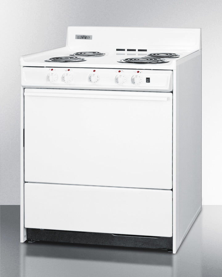 Summit - 30" Wide Electric Coil Top Range Summit - 30" Wide Electric Coil Top Range
