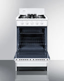 Summit - 20" Wide Propane Gas Range, Battery Start Summit - 20" Wide Propane Gas Range, Battery Start