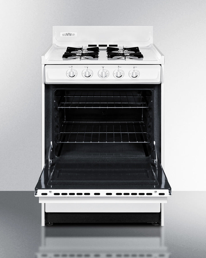 Summit - 24" Wide Propane Gas Range, Battery Start Summit - 24" Wide Propane Gas Range, Battery Start