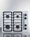 Summit - 24" Wide 4-Burner Gas Cooktop