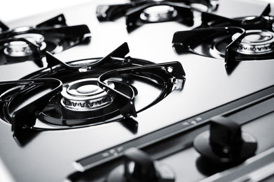 Summit - 24" Wide 4-Burner Gas Cooktop