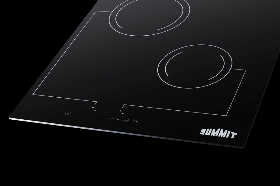 Summit - 18" Wide 220V 2-Burner Radiant Cooktop Summit - 18" Wide 220V 2-Burner Radiant Cooktop