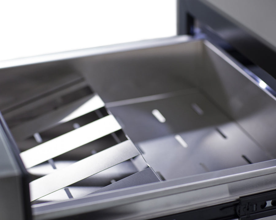 Summit Commercial - 24" Wide Built-In Beverage Refrigerator With Top Drawer Summit Commercial - 24" Wide Built-In Beverage Refrigerator With Top Drawer