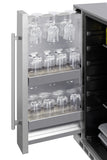 Summit - Shallow Depth 24" Wide Built-In All-Refrigerator With Slide-Out Storage Compartment Summit - Shallow Depth 24" Wide Built-In All-Refrigerator With Slide-Out Storage Compartment