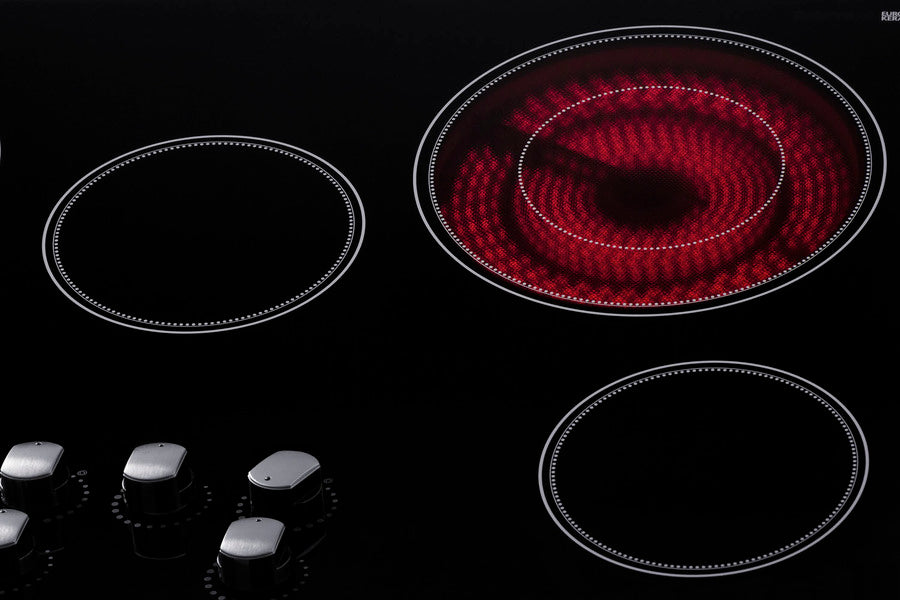 Summit - 36" Wide 208-240V 5-Burner Radiant Cooktop Summit - 36" Wide 208-240V 5-Burner Radiant Cooktop