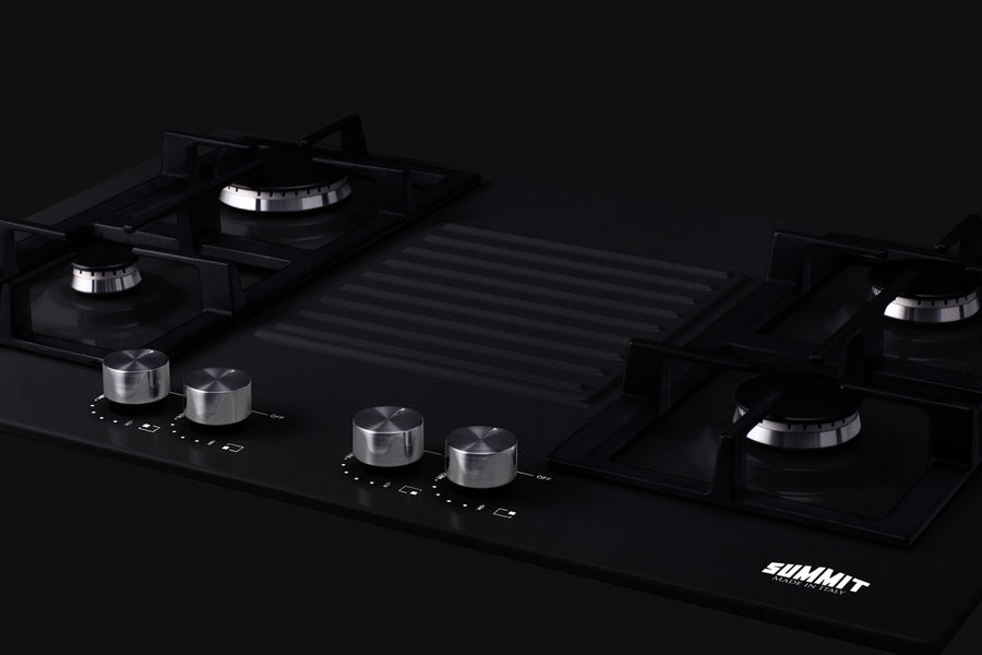 Summit - 30" Wide 4-Burner Gas Cooktop Summit - 30" Wide 4-Burner Gas Cooktop
