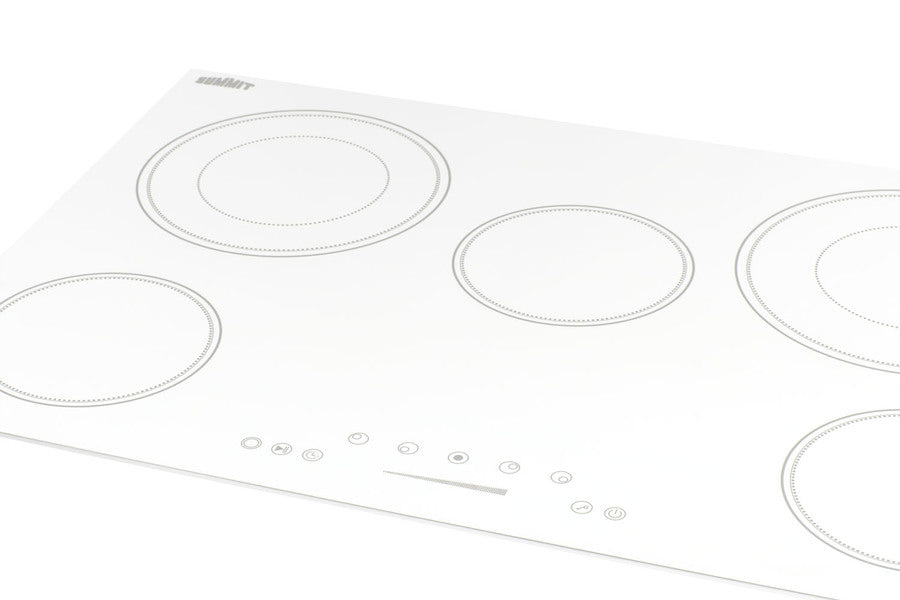 Summit - 36" Wide 208-240V 5-Burner Radiant Cooktop Summit - 36" Wide 208-240V 5-Burner Radiant Cooktop