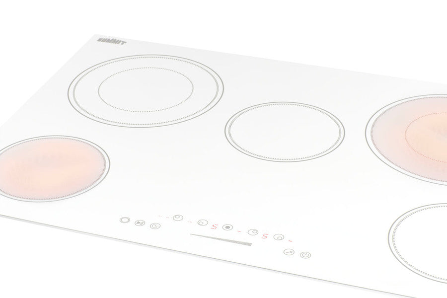Summit - 36" Wide 208-240V 5-Burner Radiant Cooktop Summit - 36" Wide 208-240V 5-Burner Radiant Cooktop