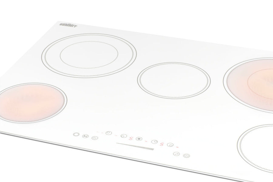 Summit - 30" Wide 208-240V 5-Burner Radiant Cooktop Summit - 30" Wide 208-240V 5-Burner Radiant Cooktop