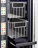 Summit - 24" Built-In Dual-Zone Produce Refrigerator, ADA Compliant Summit - 24" Built-In Dual-Zone Produce Refrigerator, ADA Compliant