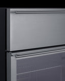 Summit - 24" Wide Built-In Beverage Refrigerator With Top Drawer Summit - 24" Wide Built-In Beverage Refrigerator With Top Drawer