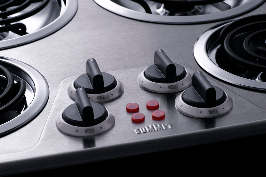Summit - 24" Wide 240V 4-Burner Coil Cooktop Summit - 24" Wide 240V 4-Burner Coil Cooktop