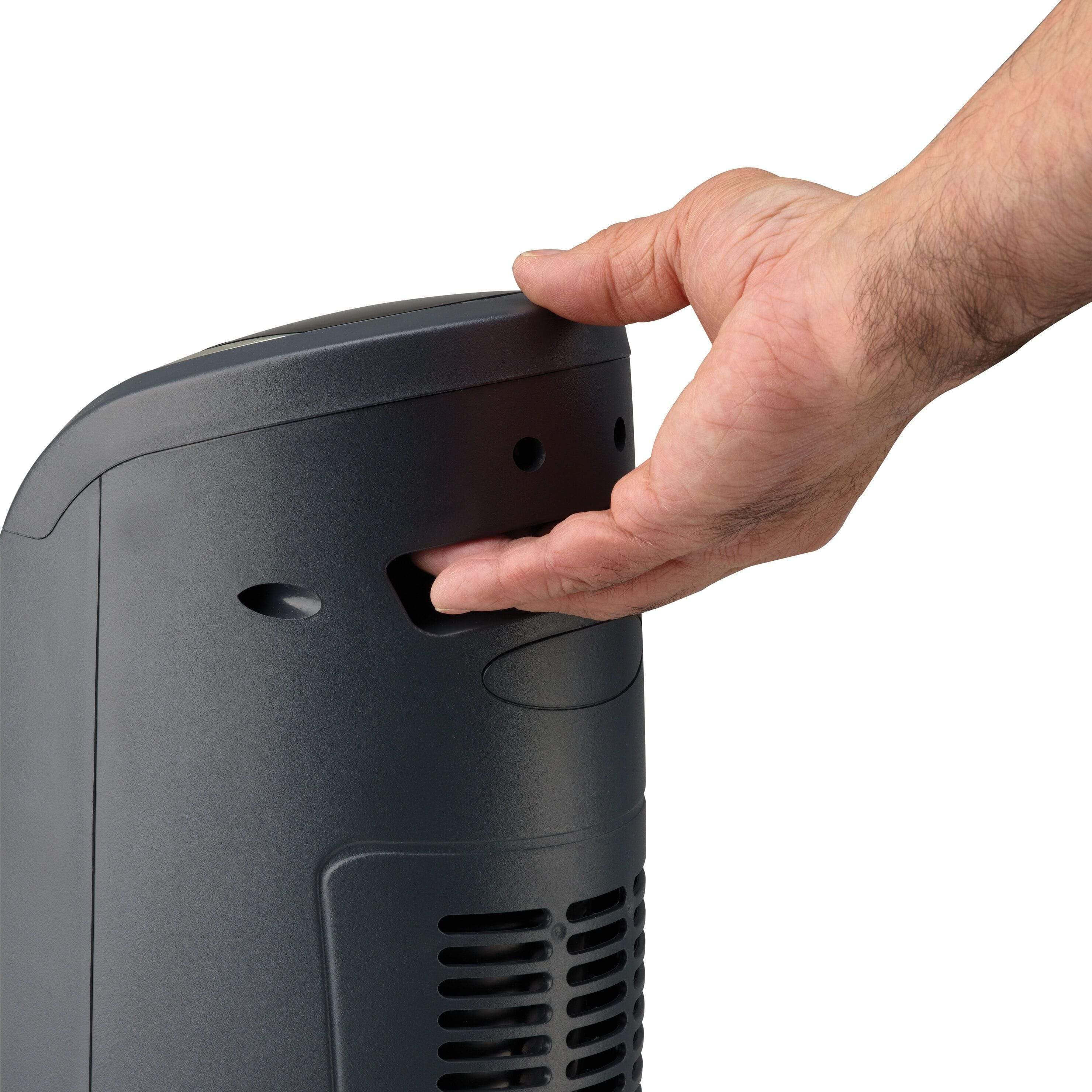 Lasko Ceramic Heater Lasko 23 In. Digital Ceramic Tower Heater with Remote Control, Silver/Dark Gray Lasko Ceramic Heater Lasko 23 In. Digital Ceramic Tower Heater with Remote Control, Silver/Dark Gray