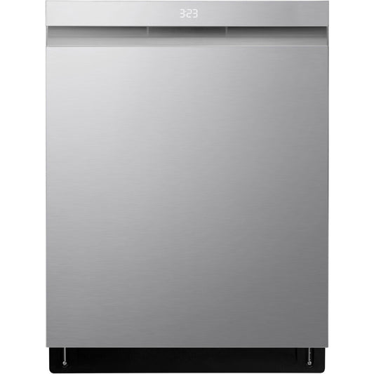 LG - 24" Top Control Dishwasher, 42dB, Smart WiFi, Quad Wash Pro, Dynamic Dry Dishwashers - LDPH7972S