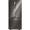 LG - 22 CF French Door Super Capacity: 22 cu. ft. Black Stainless Refrigerators - LFCS22520D