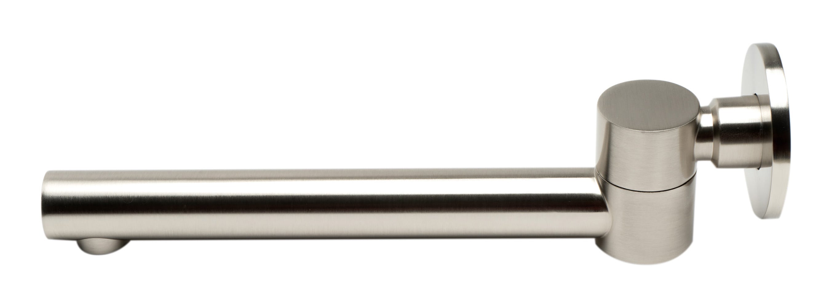 ALFI Brand - Brushed Nickel Round Foldable Tub Spout | AB6601-BN ALFI Brand - Brushed Nickel Round Foldable Tub Spout | AB6601-BN