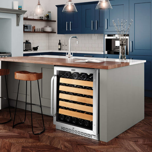 Whynter - 24 - inch Built-In Stainless Steel 54 Bottle Wine Refrigerator Coole | BWR-541STS