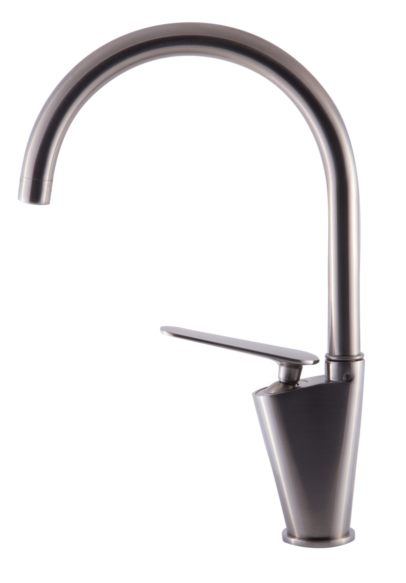 ALFI Brand - Brushed Nickel Gooseneck Single Hole Bathroom Faucet | AB3600-BN ALFI Brand - Brushed Nickel Gooseneck Single Hole Bathroom Faucet | AB3600-BN