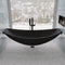 ALFI Brand - Black Matte 79" Acrylic Suspended Wall Mounted Hammock Bathtub | HammockTub1-BM