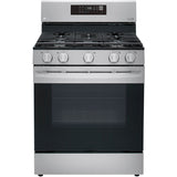 LG 5.8 CF / 30" Gas Range, Convection, Air Fry, ThinQ - Stainless LRGL5823S LG 5.8 CF / 30" Gas Range, Convection, Air Fry, ThinQ - Stainless LRGL5823S