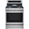 LG 5.8 CF / 30" Gas Range, InstaView, True Convection, ThinQ - Stainless LRGL5825F