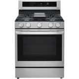LG 5.8 CF / 30" Gas Range, InstaView, True Convection, ThinQ - Stainless LRGL5825F LG 5.8 CF / 30" Gas Range, InstaView, True Convection, ThinQ - Stainless LRGL5825F