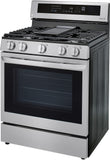 LG 5.8 CF / 30" Gas Range, InstaView, True Convection, ThinQ - Stainless LRGL5825F LG 5.8 CF / 30" Gas Range, InstaView, True Convection, ThinQ - Stainless LRGL5825F
