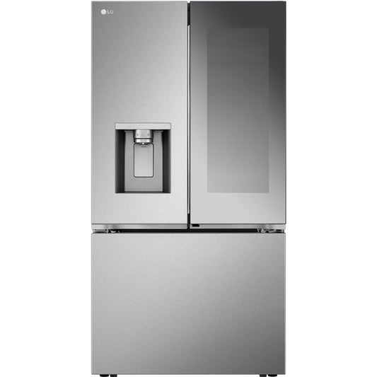 LG - 26 CF Counter Depth 3 Door French Door, Mirror InstaView DIDRefrigerators - LRYKC2606S