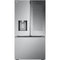 LG - 26 CF Counter Depth 3 Door French Door, Mirror InstaView DIDRefrigerators - LRYKC2606S