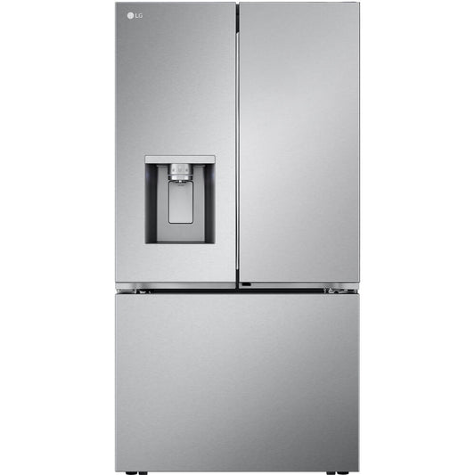 LG - 26 CF Counter Depth 3 Door French Door, Ice and Water w/ 4 Types of IceRefrigerators - LRYXC2606S