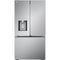 LG - 26 CF Counter Depth 3 Door French Door, Ice and Water w/ 4 Types of IceRefrigerators - LRYXC2606S