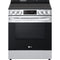 LG - 6.3 CF Electric Single Oven Slide-In Range, Air Fry, ThinQ, Self Clean - Electric Slide-in - LSEL6333F