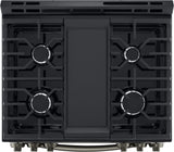LG 5.8 CF Gas Single Oven Slide-In Range, Air Fry, Fan Convection, ThinQ - Black Stainless LSGL5833D LG 5.8 CF Gas Single Oven Slide-In Range, Air Fry, Fan Convection, ThinQ - Black Stainless LSGL5833D