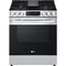 LG 5.8 CF Gas Single Oven Slide-In Range, Air Fry, Fan Convection, ThinQ - Stainless LSGL5833F