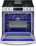 LG 5.8 CF Gas Single Oven Slide-In Range, Air Fry, Fan Convection, ThinQ - Stainless LSGL5833F LG 5.8 CF Gas Single Oven Slide-In Range, Air Fry, Fan Convection, ThinQ - Stainless LSGL5833F