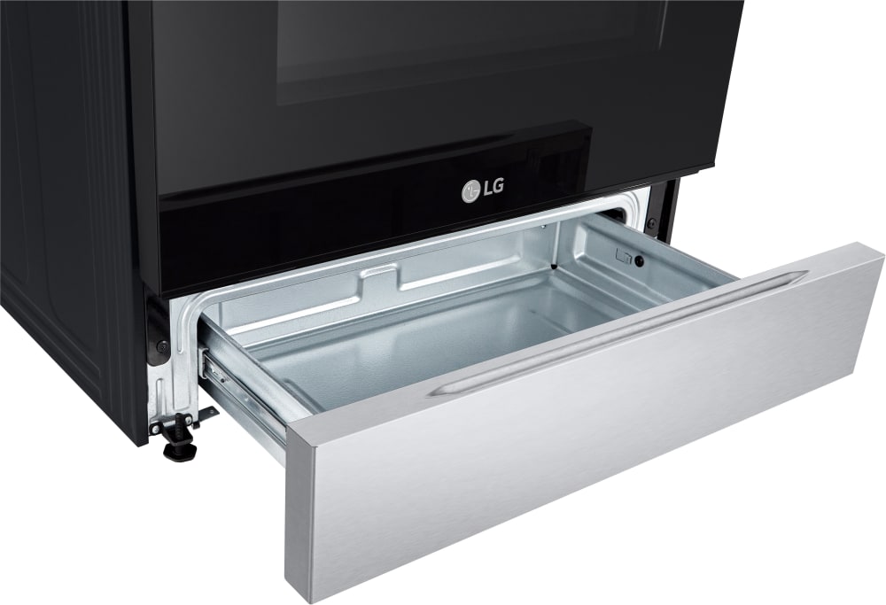 LG 5.8 CF Gas Single Oven Slide-In Range, Air Fry, Fan Convection, ThinQ - Stainless LSGL5833F LG 5.8 CF Gas Single Oven Slide-In Range, Air Fry, Fan Convection, ThinQ - Stainless LSGL5833F
